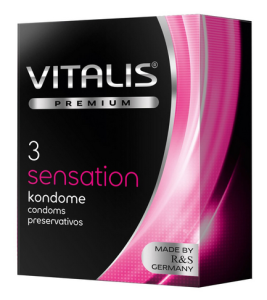 Презервативы VITALIS  №3 Sensation 