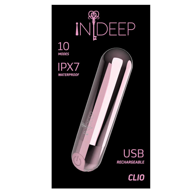 Вибропуля Indeep Clio Pink USB