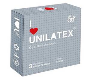 Презервативы UNILATEX с точечной текстурой  