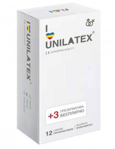 Презервативы Unilatex №15  ароматизированные ,цветные 