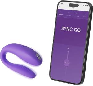 Вибромассажер для пар We-Vibe Sync Go purple 