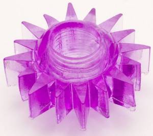 Фиолетовое эрекционное кольцо из геля 