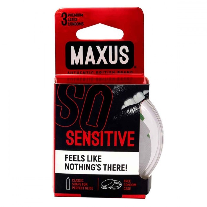 Презервативы  MAXUS AIR Sensitive №3 в пластике