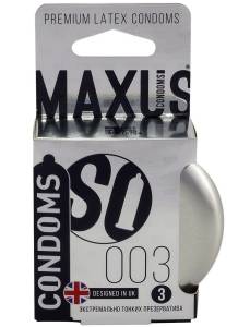 Презервативы  тонкие MAXUS 003 №3  