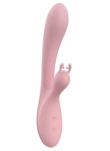 Розовый вибратор кролик 